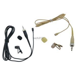 Mikrofony MICWL Bardzo miniaturowe ukryte mikrofon Lavalier dla Sennheiser EW100 300 500 G2 G4 G4 System mikrofonu bezprzewodowego L322 HKD230818