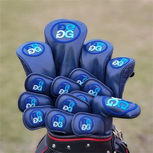 その他のゴルフ製品3色G-Four Golf ClubドライバーフェアウェイウッズハイブリッドUTパターとマレットパターG4ゴルフヘッド保護カバー230817