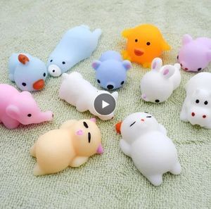 Dekompression Spielzeug 50-5pcs Kawaii Squishies Mochi Anima Squishy Toys for Kids Antistress Ball Squeeze Party Bevorzugt Stressabbauspielzeug zum Geburtstag 230817