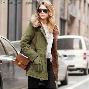 Женские парки женский хлопковой жакеты Winter Down Down Coats Fashion Down Plucas Plus Size Outdoor Overwear Случайная стройная толстовка. Пуловой пуловер B2838 Z230818