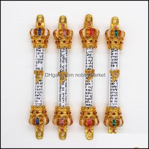 Andra Mezuzah House Door Talisman med bön från icke -kosher Scroll Drop Delivery Jewel Tools utrustning OTV1C