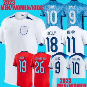 Joga strój 22 23 24 Anglii Toone koszulki piłkarskie Kobiety Kelly Football Shirt Kirby White Bright Mead Kane Sterling Rashf Dhuf5