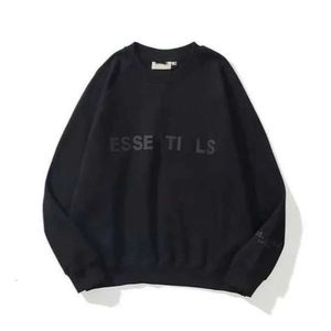 Essentialhoodie Designer Warm Essen Men's Pullover Sweatshirt Black Gray Male And Female Couple Style Casual Simple Alphabet 972373