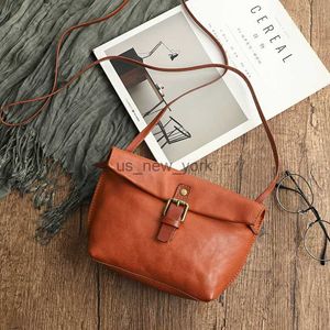 Totes mj weiche echte Leder Frauen Messenger -Tasche Frauen echte Leder -Cross -Body -Umhängetaschen kleine Handtasche Retro -Telefontasche für Mädchen HKD230818