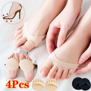 Akcesoria części butów 4PCS Kobiety podkładki przednie stopy wysokie obcasy Pół wkładki pięć palców u nóg pielęgnacja stóp do pielęgnacji stóp wyrzuty stóp relief stóp bólu masaż palenia palca 230817