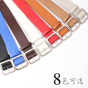 Belts PU Leather Women Waist Belt For Jeans Gold Buckle Wide Ladies Dress Strap Green Brown Black Female Sweater Waistband