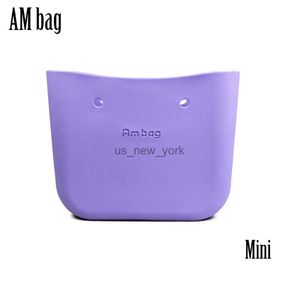 Totes Ambag Obag o Bag Style Mini Small Body Body impermeável EVA Bolsa de moda feminina Bolsa de borracha Silício Peças de reposição HKD230818