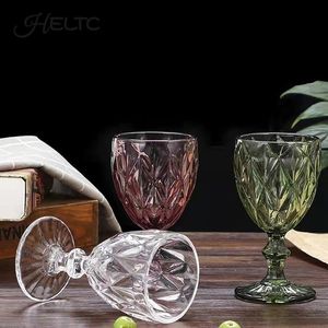 Bicchieri da vino imitazione in vetro europeo calino in plastica in plastica intagliato intagliato in rilievo 230818