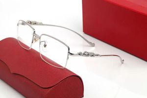 Солнцезащитные очки для женщин Carti Glasses Мужские дизайнерские солнцезащитные очки женщина леопардовая головка Композитная металлическая оптическая рама.