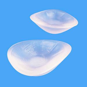 Formulário de mama 1pc Clear Realista Silicone Boobs Fake