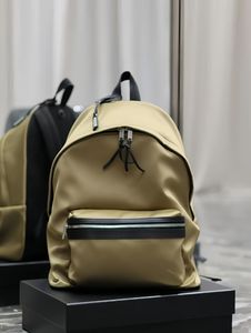 Designer Christopher Bag Ryggsäck Knapsack Bookbag Monograms Ryggsäckar Silktyg i kombination med Cowhide School Bags Fashion Rucksack Satchels Handväska Knapsacks