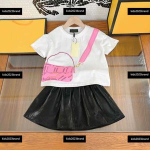 Designer per bambini Designer Summer Abito Summer Dress New Product 2PCs Mashion Pattern Pattern T-shirt and Skirt Shipping GRATUITO