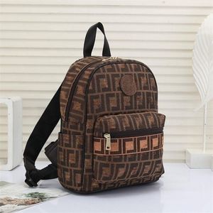 Boys and girls style backpack lightweight simple travel bag with printed letter small schoolbag A01