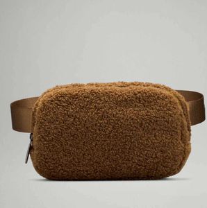 Designer Lulu Fanny Pack Bag paska Bum klatki piersiowej Joga Torba Kobiety Czerwony Czerwony Bomb Męs