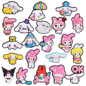 Shoe Parts Accessories Kinds Of Cartoon Girls Lovely Rabbit Pvc Charms Shoes Decorations For Clog Jibz Bracelets Kids Party Gift Ali Otewx