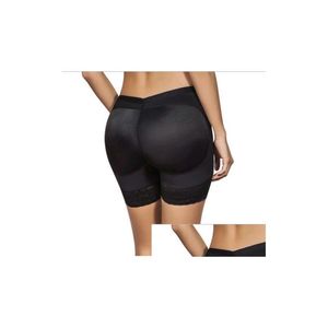 Mutandine femminili Low Rise Sile imbottiti Womenwomen Panty Pad 2pcs Shapewear Bum Cuggino Up Up Up Herencer