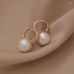 Dangle Earrings South Korea Fashion Light Luxury Simple Classic Pearl Drop Birthday Party Gift Woman Jewelry Stud 2023