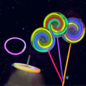 Lollipop Glow Stick Fidget Spinner Kids Toy Wedding Gifts for Guestパーティー