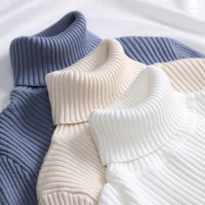Women's Sweaters Heliar Women Fall Turtleneck Sweater Knitted Soft Pullovers Cashmere Jumpers Basic For 2023 Autumn Winter V350