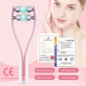 Face Massager EMS Face Hebing Roller RF Eye Beauty Device Entfernen