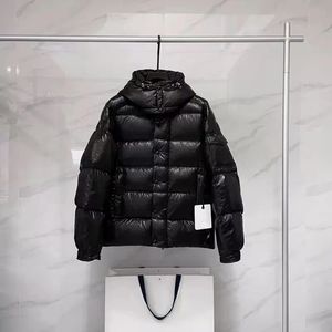 2023 designer mens down jackets winter puffer Thickened Windbreaker Classic Hooded zip Warm luxury brand clothing size 1-5 black white blue purple