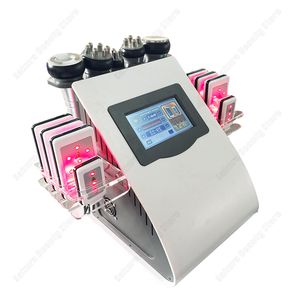 Gratis frakt 9/6 i 1 40K/80K RF Cavitation Machine Ultrasonic Lipo Lasers Fat Body Slimming Vakuum Cavitation System Machine
