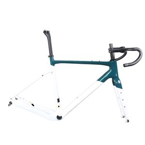 Full Carbon Toray T1000 Disco Telaio per biciclette ghiacciata GR044 con manubrio del gambo Dimensione disponibile 49-58 cm