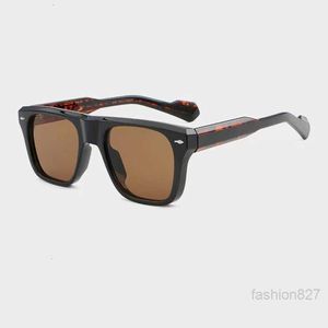 Sonnenbrille Top -Qualität JMM Enzo Square Gläses Retro Vintage Rechteckige Acetat -Rahmen für Männer, die Designerin Marie Women Magage Optical Neutralgläser 4ihwl fahren