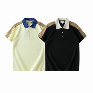 디자이너 남성 폴로 셔츠 ucci 폴로 탑 T 셔츠 고급 이탈리아 여름 의류 짧은 슬리브 패션 커플 티셔츠 아시아 크기 s-2xl a6iu#