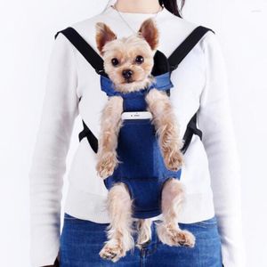 Cat Carriers Portable Pet Carrying Backpack Outdoor Bag Breathable Dog Front Chest Backpacks Small Medium Puppy Supplies