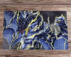 Mouse pads Playmat Superbolt Thunder Trading Card Game de tabuleiro de tabuleiro Mat Anime Mouse Pad Pad Pad Bag 60x35cm R230819