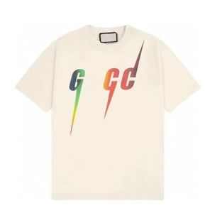 2023男子デザイナーTシャツラグジュアリーカジュアルメンズアンドレディートTシャツ夏の丸い首の汗吸収短袖屋外通気性コットンプリントカップルドレス