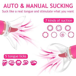 NXY Vibrators Clitoral Sucker Vibratore Vicrupo sesso per donne che succhiano i capezzoli di leccati stimolatori clitoride veloce giocattolo per linguaggio rapido femmina adulta 230809