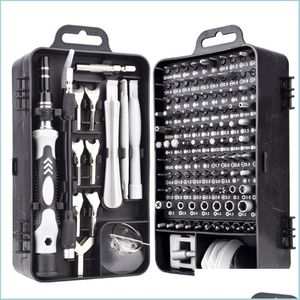 Professionelle Handwerkzeugsets Mini -Hülle für Reparatur 135 in 1 Schraubendrehersatz von Schraubenfahrertreiber Bit Präzision Mobiltelefon Tools Kit Torx Dr. DHFKZ