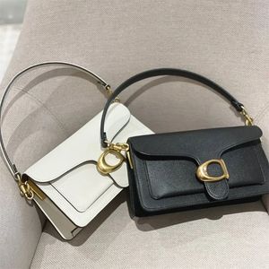 Womens Man Tabby Designer Messenger Facs Luxury Tote Handbag حقيقية من الجلود الفاجئ الكتف حقيبة الكتف مرآة مربع مربع Crossbody Fashion Bag Hobo Fashion Bag