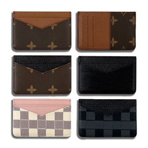 Designer Wallet Card Holder Men's Women's Coin Wallet Ultra Thin Genuine Leather Credit Wallet Multifunction Wallet Customized Leather