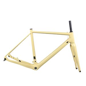 Cavo esterno Disco Freno Telaio per bici di ghiaia GR029 BASSE BASSE BASSE BSA Piene MASSE 700X42C Vernice personalizzata