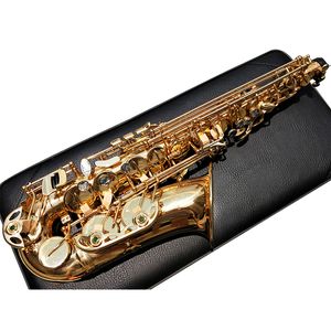 Hochwertige japanische Marke SAX Alto Saxophon A-992 E-Flat Music Instrument Professional-Grade Performance mit Gehäuse Mundstück