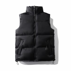 2023 Designer Mens Gilet blu profondo Cappotti neri Qualità Casual Piuma Outwear Doppia cerniera Calda giacca imbottita Piuma d'oca bianca 782