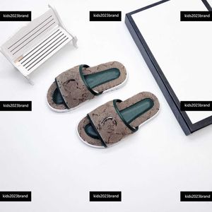 designer Kids Sandals Girl Contrast color design Slippers Child shoes Boys shoes Summer baby slides Box Packaging Children's Size 26-35