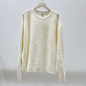 Women Wool Blended Round Necked Knitted Sweater toteme