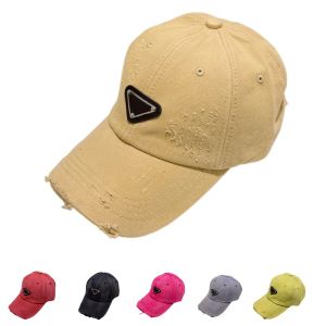 Дизайнерская бейсбольная шляпа Unisex Sunhat Lowplow Vintage Vintage Pressed Twill Регулируемая папа шляпа для мужчин и женщин