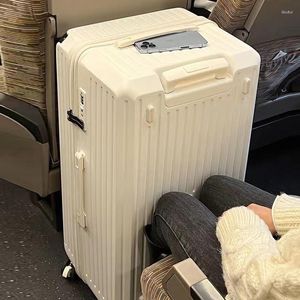 Valizler Yüksek kaliteli unisex bagaj çevrimiçi etkileyici moda valiz set Set Haddeleme Tekerlekleri Güçlü Dayanıklı Şifre Seyahat Büyük Çanta Bagajı