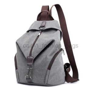 backpack Canvas Women's Multi functional Casual Suitable for Teenage Girls 2023 New Summer Large Capacity Shoulder Bag caitlin_fashion_bags