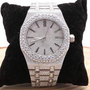 brand new high quality iced out 2024 arrival luxury gold sier original customized hip hop men missanite diamondYF073F7M