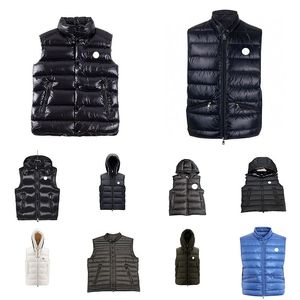 Erkek yelek çok tarzı kış erkek aşağı yelek moda tasarımcısı erkekler gilet rozeti toptan perakende erkekler püskürtme ceket ücretsiz ulaşım Gilets