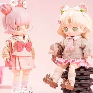 Blind box Teennar Sakura Jk Series Ob11 1 12 Bjd Dolls Box Mystery Toys Cute Anime Figure Ornaments Girl Gift Collection 230818