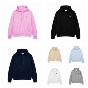 2023 designer hoodies för män kvinnor hoodie varm mode pullover tröja lång ärmhet lös hoody par toppkläder svart rosa vit
