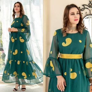 Abbigliamento etnico Eid Ramadan Abaya Donne musulmane Dress Dubai Turchia Kaftan sera Maxi Arabo Arabo Caftan Abito marocchino Abayas