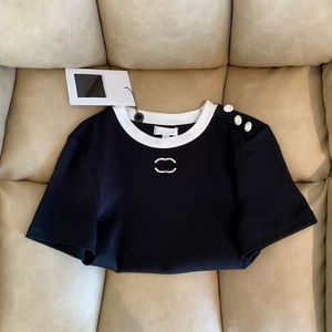 女性用シャツのためのTシャツ服のファッションTシャツ刺繍文字半袖ティーウーマンデザイナーパームズトップs